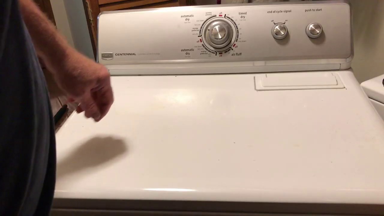 Maytag Dryer Won't Start But Light Is On